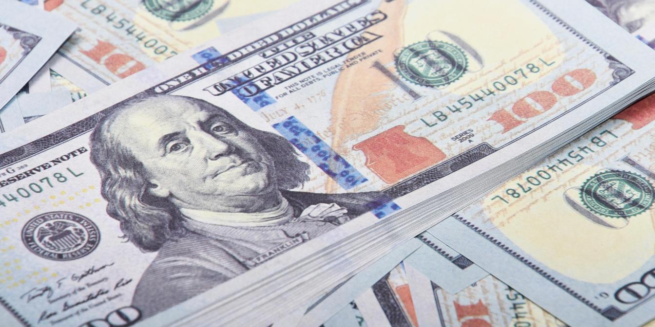 Market chart and macro headlines for USD this week
