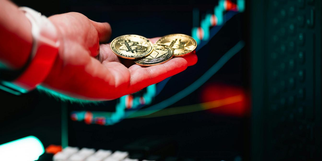 Market chart and macro headlines for BTCUSD this week