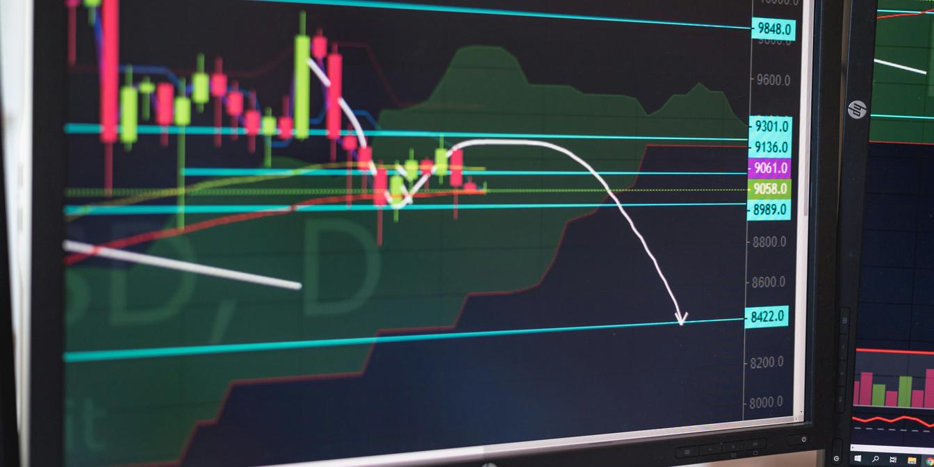 Market chart and macro headlines for BTCUSD this week